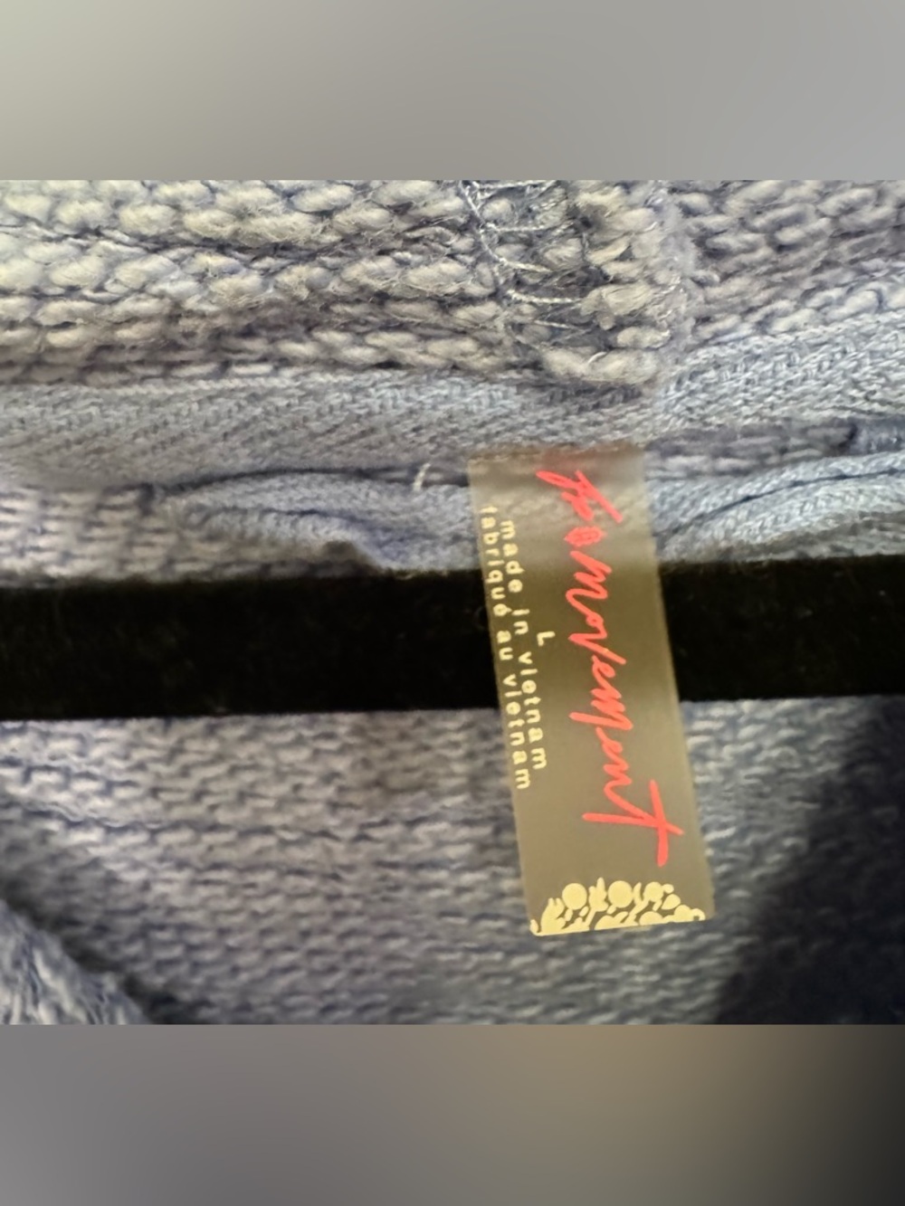 NWOT Free People FP Movement Solid Honey Dove Pullover - African violet - large - Picture 12 of 12